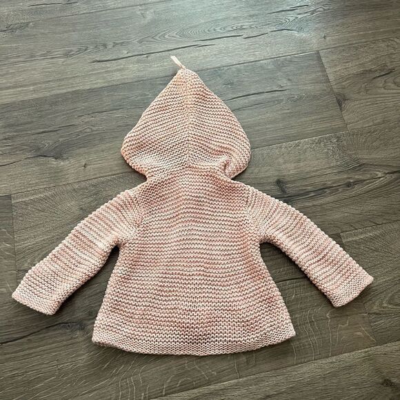 Nordstrom Pink Knit Baby Sweater. cardigan 6 months - Picture 2 of 4